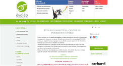 Desktop Screenshot of evoleo.fr